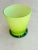 Mid-Century Modern Cased Green Lowball Tumbler Glasses - Pair For Sale - Image 3 of 4