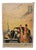 Art Deco Fiat Automobile Advertising Poster, 1930s For Sale