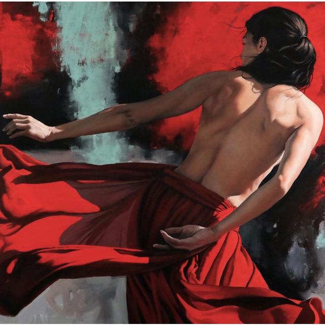 Filippo Manfroni, I'll Be There 1, Oil on Canvas For Sale - Image 4 of 6