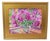 2020s Impressionist Vase Colorful Floral Bouquet Painting Including the Antiqued Gold Wood Frame For Sale - Image 5 of 5