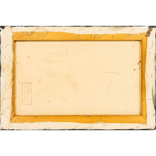 1980s Andy Miller Abstract Composition Oil on Canvas For Sale - Image 5 of 7