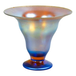Myra Series Vase in Iridescent Glass from WMF, 1930s For Sale