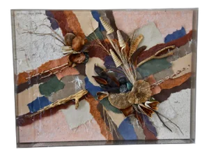 Original "Art of Nature" by Joanne Casey MIX Media Signed by Artist Wall Decor