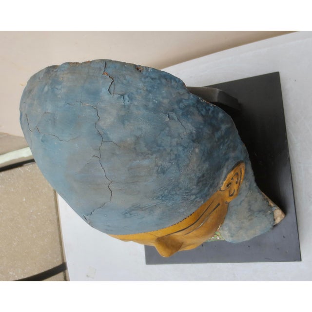 Potolomic Sarchogus Mask Circa 3rd Century B C For Sale - Image 9 of 12