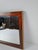 1960s Mid-Century Czechoslovak Wooden Mirror with Graphic Frame Detail, 1960s For Sale - Image 5 of 15