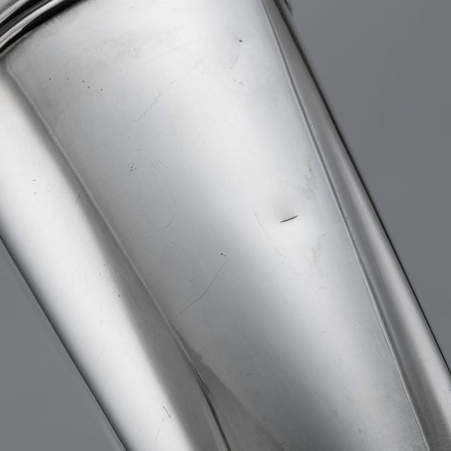 Vintage Art Deco Silver Plated Shaker by Asprey of London, 1930 For Sale - Image 13 of 17