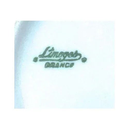 Ceramic Vintage Limoges Floral & Butterfly Bowl For Sale - Image 7 of 7