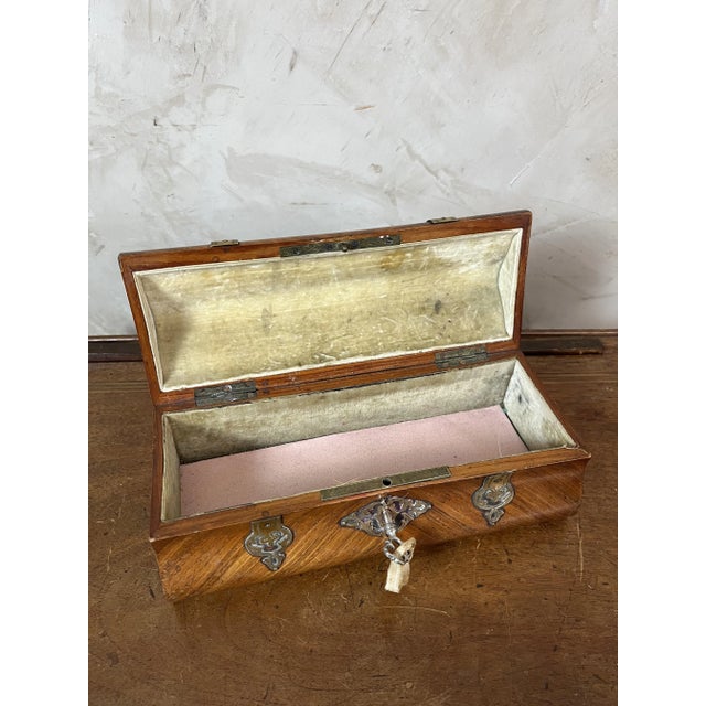 Brass and Wood Box, 1890s For Sale - Image 11 of 16