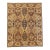 Vintage Sivas Rug 9x12 – Turkish Rug With Floral Lattice Design in Beige, Brown & Maroon For Sale