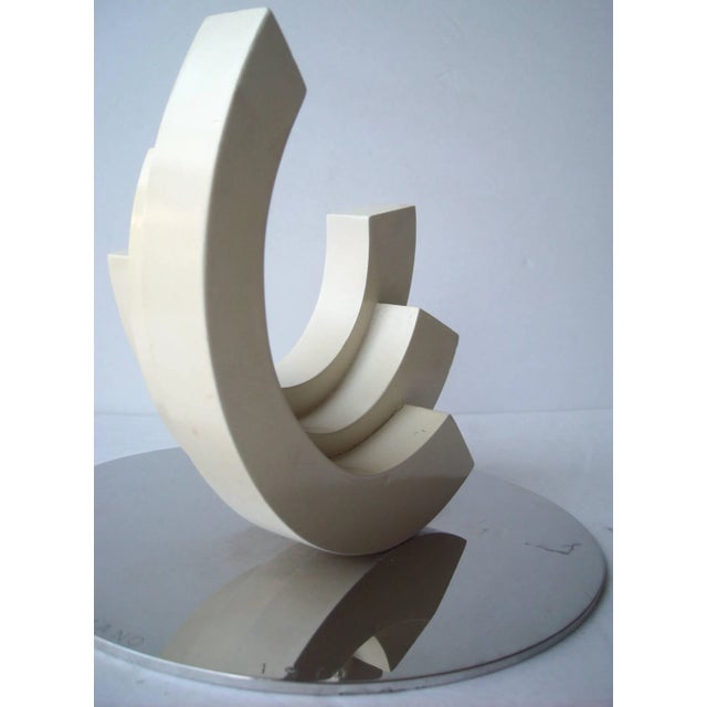1970s Anthony John Padovano Metal/Paint Sculpture, Signed, Dated, Numbered For Sale - Image 5 of 8
