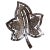 1951 Trifari Alfred Philippe Leaf Brooch Diamanté Pavé For Sale - Image 11 of 11
