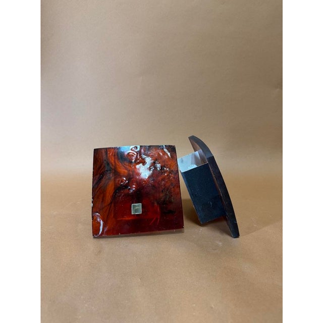 Mid-Century Modern Resin Wall Lights, 1970s, Set of 2 For Sale - Image 3 of 7