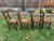 Antique Luterma Estonian Dining Chairs With Patterned Seats, Set of 4 For Sale - Image 4 of 18