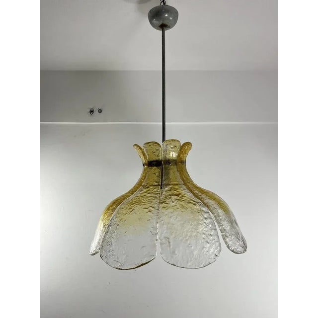 Mid-Century Italian Murano Glass Chandelier, 1960s For Sale - Image 9 of 10
