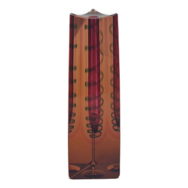 Art Deco Vase from Exbor, Former Czechoslovakia, 1950s For Sale