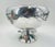 1980s Silver Plate Punch Bowl With Stone Inlay by Emilia Castillo, Mexican Silver For Sale In Los Angeles - Image 6 of 18
