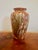 Mid 20th Century Vintage Drip Glaze Studio Pottery Vase in Orange & Ash Tones For Sale - Image 5 of 6