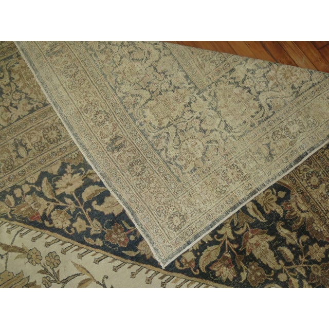 Zabihi Collection Late 19th Century Antique Persian Tabriz - 10'8" x 15' For Sale In New York - Image 6 of 6
