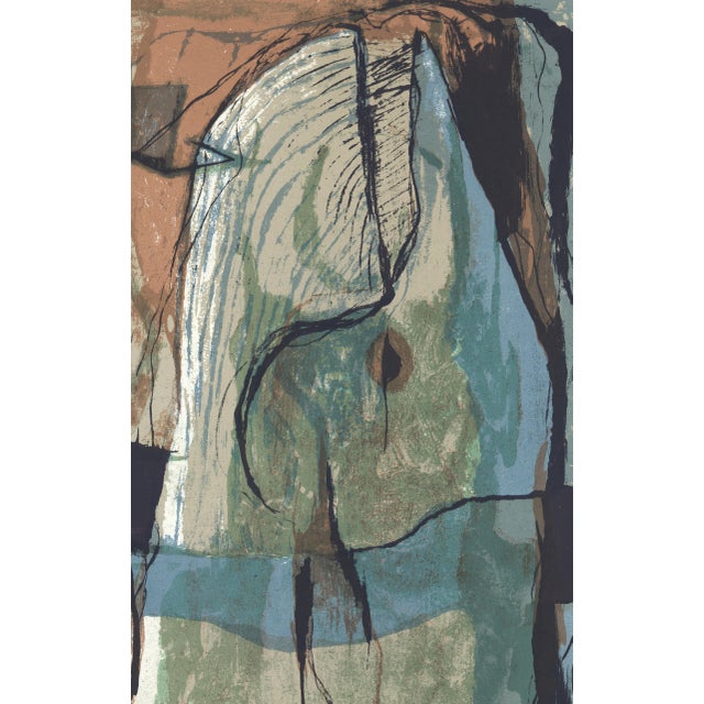 Contemporary 1968 "Moby Dick" Lithograph by Benton Spruance "The Blue Whale" For Sale - Image 3 of 6