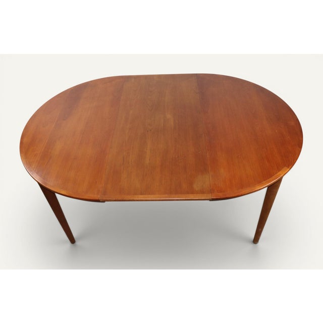 Danish Extendable Round Teak Dining Table, 1960s For Sale - Image 15 of 18