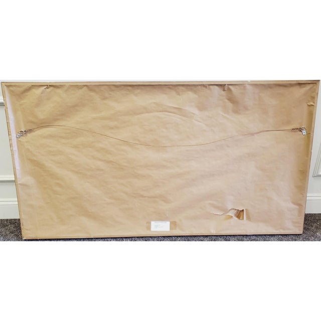 1990s 50” Large Scale Jean Richardson Signed Limited Edition Lithograph Entitled Firebrands For Sale - Image 11 of 12