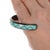 1970s 6.5" 1970's MKL Zuni Sterling and turquoise channel inlay cuff bracelet For Sale - Image 5 of 10