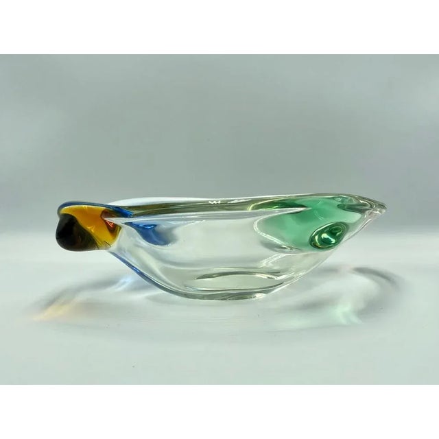 Art Glass Rhapsody Bowl attributed to Frantisek Zemek for Sklarna Mstisov, 1960s, in Flawless conditions. Designed 1960 to...