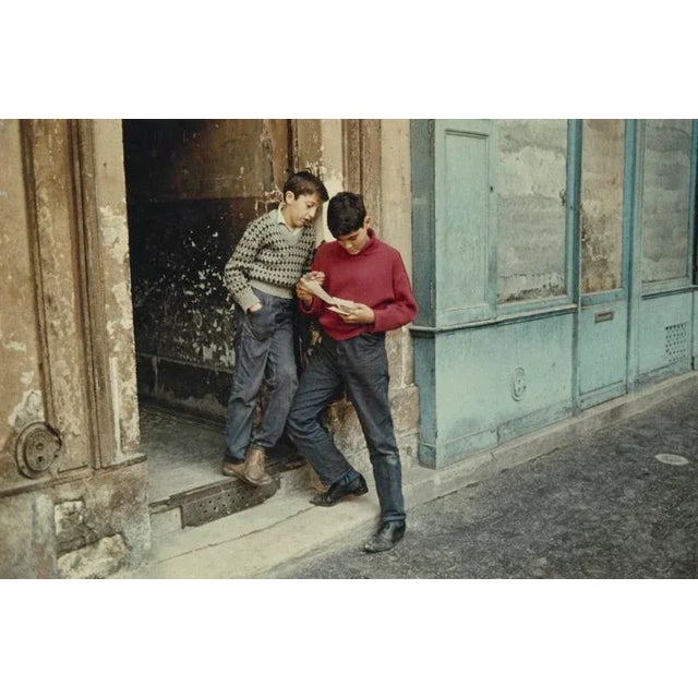Boys In Paris Boys at the Place du Marché-Sainte-Catherine. From the series Paris in Colour, 1956–1961. Photo by Peter...