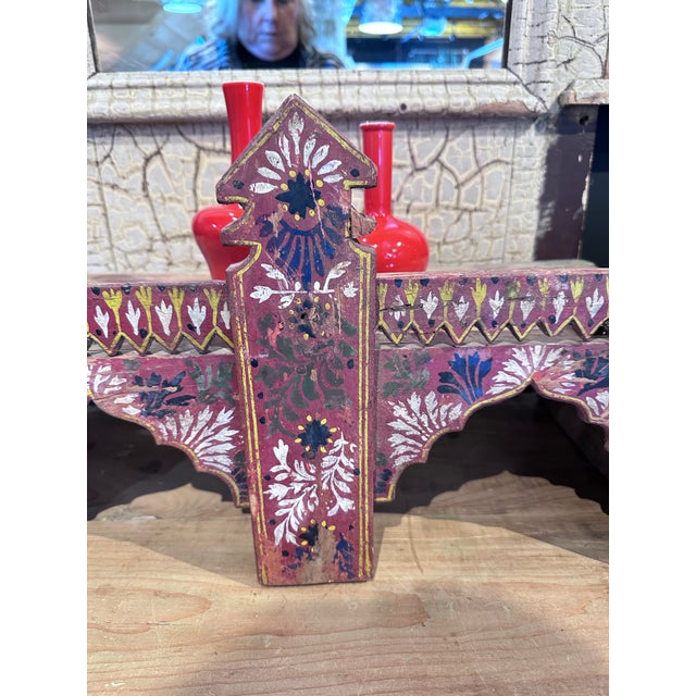 Folk Art 1950s Folk Art Painted Shelf or Stand For Sale - Image 3 of 12