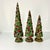 1990s Vintage Americana Boho Chic Christmas Holly Topiary Trees Holiday Accents - Set of 3. For Sale - Image 13 of 17
