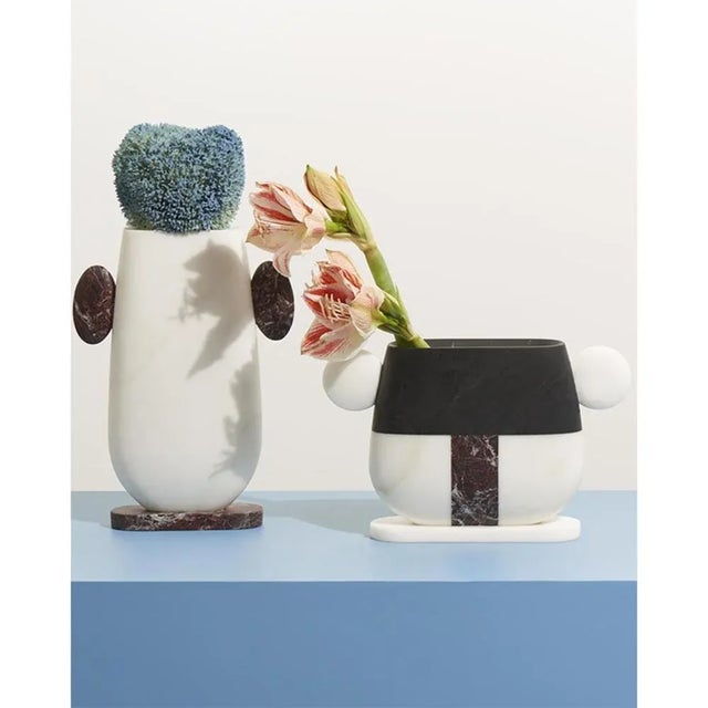 Taca Marble Vase by Matteo Cibic For Sale - Image 4 of 7