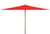 Spritely Home Aklin 6.5Ft X 10Ft Rectangle Wooden Pulley Market Umbrella (No Tilt), Red For Sale - Image 4 of 4
