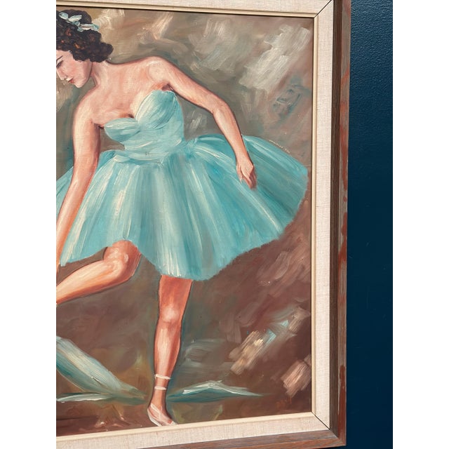 Leif Alring, Ballerina, 1960s, Oil on Canvas, Framed For Sale - Image 14 of 17