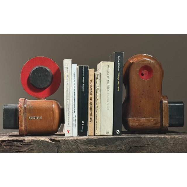 Art Deco Vintage Modernist Hand Carved Wooden Foundry Mold For Sale - Image 3 of 10