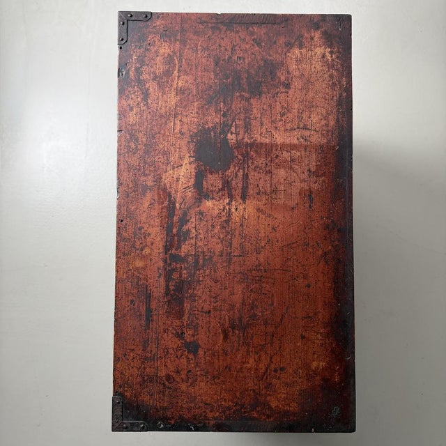 Black Japanese Tansu Chest of Drawers, 1890s For Sale - Image 8 of 12