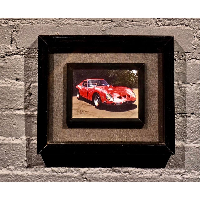 Realism Luigi Rocca "1962 Ferrari 250 Gto" Hyperrealist Oil Painting For Sale - Image 3 of 9