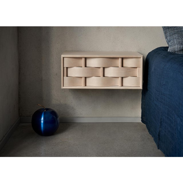 Not Yet Made - Made To Order Weave Bedside Table in Birch Wood by Dahlén Lukas For Sale - Image 5 of 7