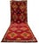 1960s Vintage Hand-Knotted Turkish Area Rug Wide Hallway Rug Gallerie Runner Rug- 3′11″ X 12′6″ For Sale - Image 5 of 16