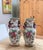 Mid 20th Century Pair of Famille Rose Vases Pomegranate Handles For Sale - Image 5 of 13