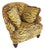 Sherrill Armchair Tufted Animal Print Arm Covers For Sale
