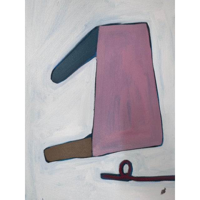 2020s Banana, Original Abstract Painting by Rebekah Andrade For Sale - Image 5 of 7