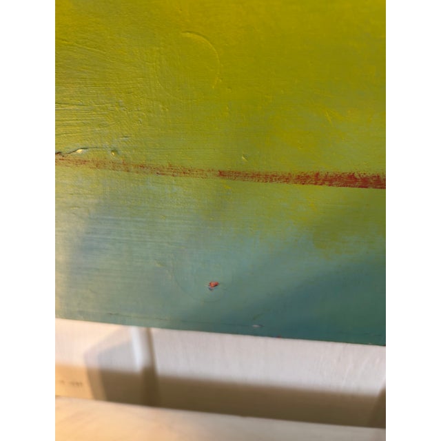 Large Abstract Painting in Gorgeous Colors For Sale - Image 9 of 12