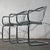 Cantilever Dining Chairs in the style of Gastone Rinaldi, 1980s, Set of 4 For Sale - Image 4 of 12