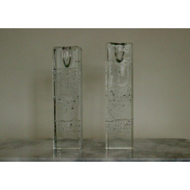 Arkipelago Candlesticks in Glass from Ittala, Finland, Set of 2 For Sale - Image 9 of 11
