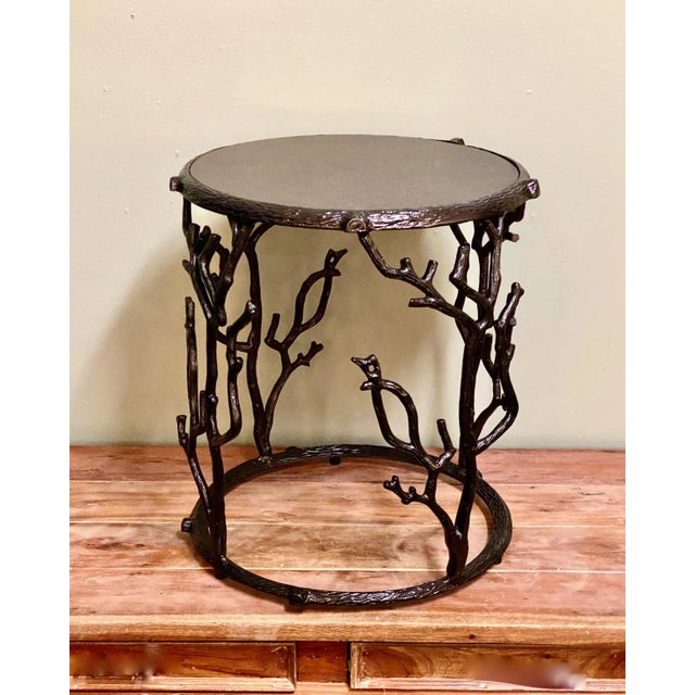 Late 20th Century Faux Bois Occasional Table For Sale - Image 5 of 6