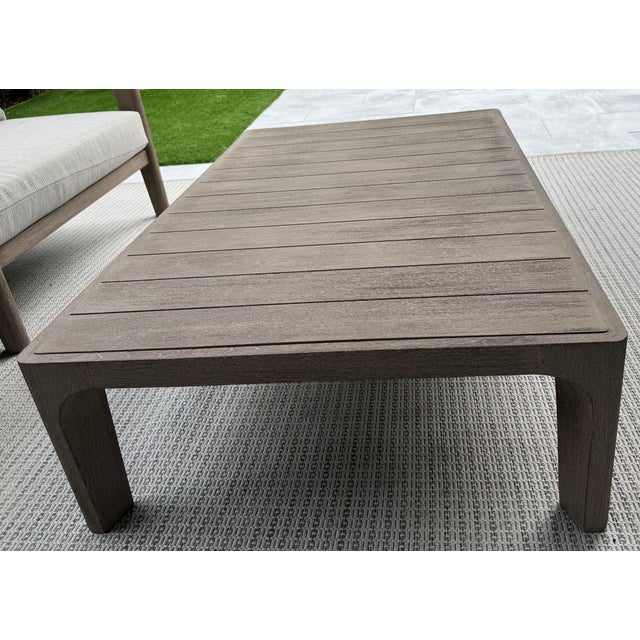 2020s Rh Weathered Teak Coffee Table For Sale - Image 5 of 7