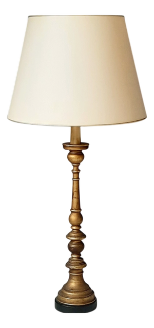 Florentine Wooden Table Lamp, 1960s