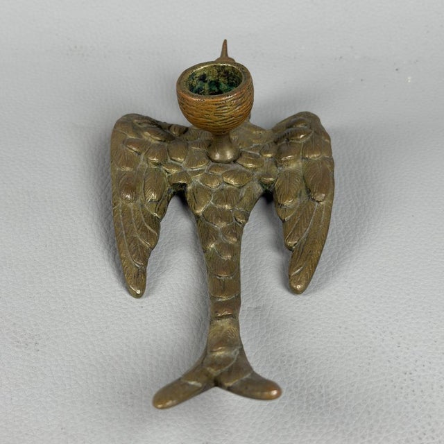 Vintage Bronze Candleholder, 1950s For Sale - Image 4 of 12