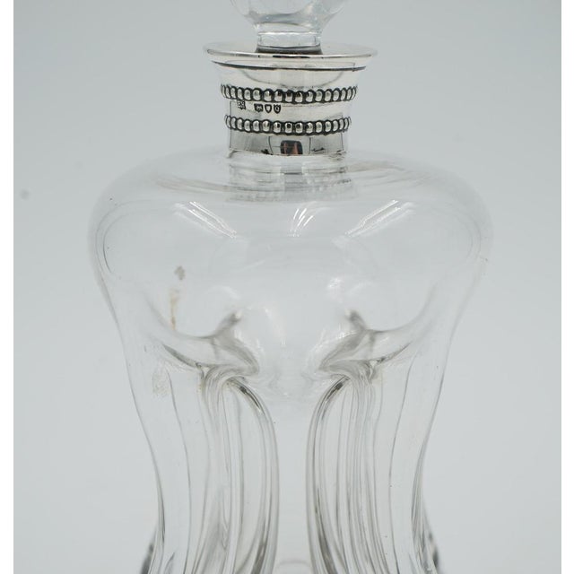 Sterling Silver Collar Pinch Decanter by William Hutton & Sons., London, 1891 For Sale - Image 9 of 16
