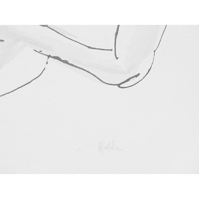 "Woman" Contemporary Nude Figure Drawing by Martha Holden Plunge For Sale - Image 4 of 8